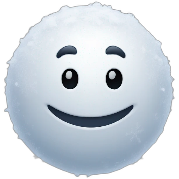 boule de neige emoji