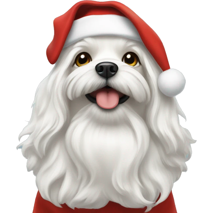 Maltese Santa emoji