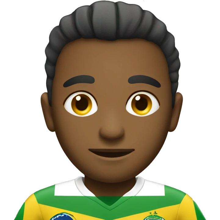 Brazilian soccer jersey emoji