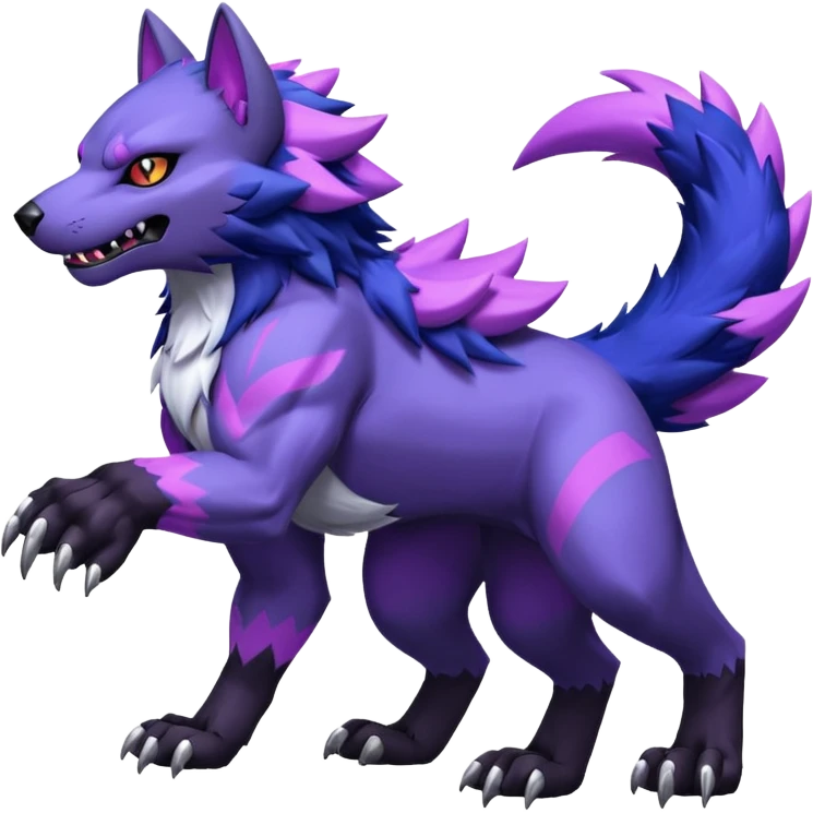 WereGarurumon-Poochyena-fusion emoji