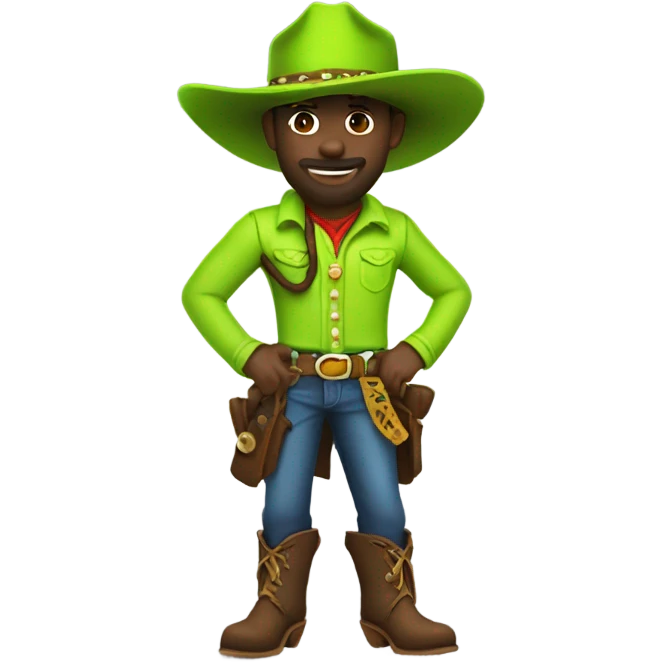 Lime cowboy  emoji