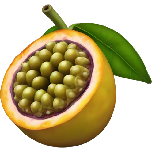 Passion fruit emoji