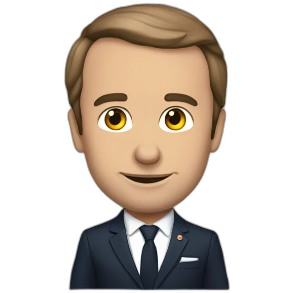 Macron qui fait quoiqoubeh emoji