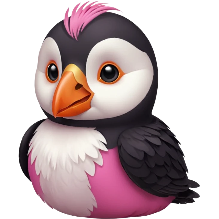 pink puffin 😤😤 emoji