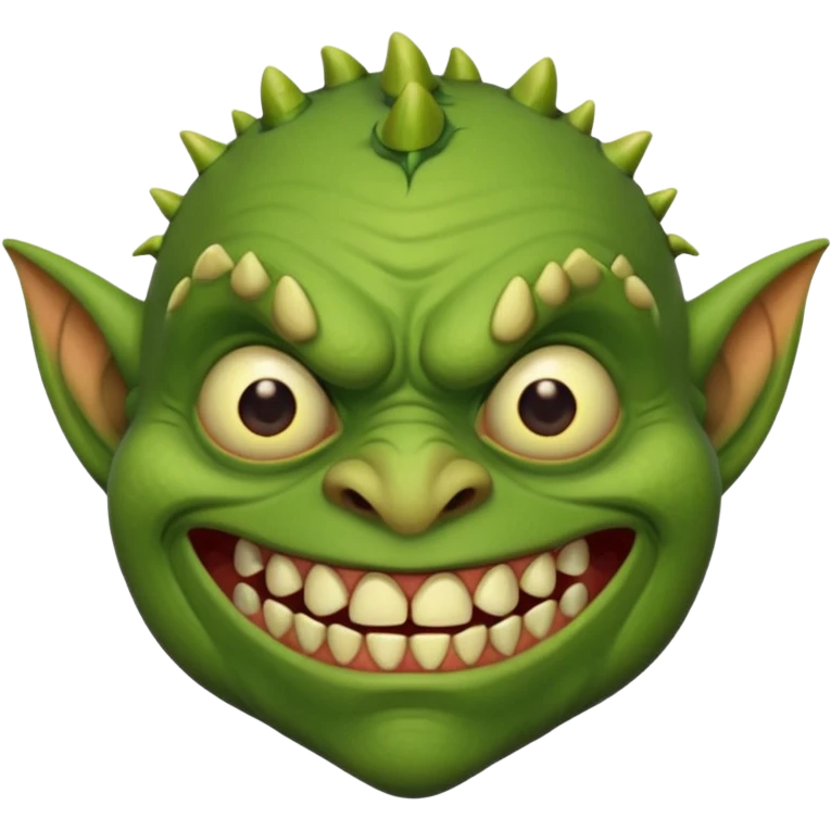 Ugly goblin  emoji