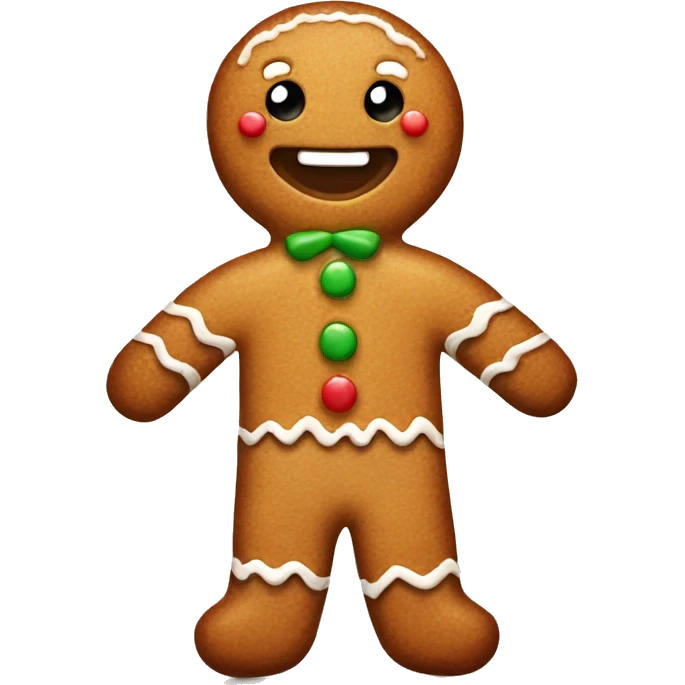  Cute Gingerbread man emoji