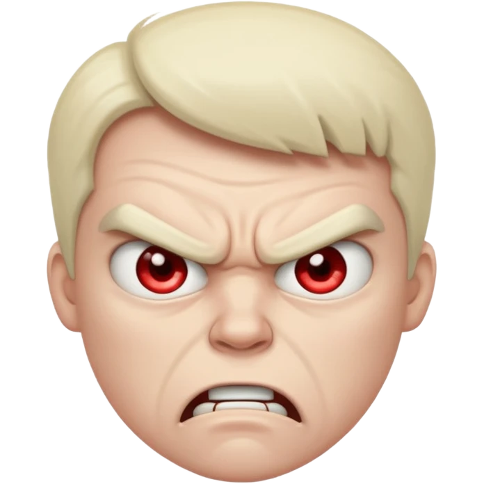 Angy humen  also looking sad whail also looking super mad emoji