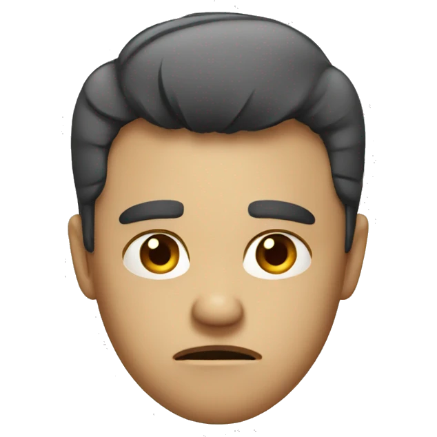 an annoyed person emoji