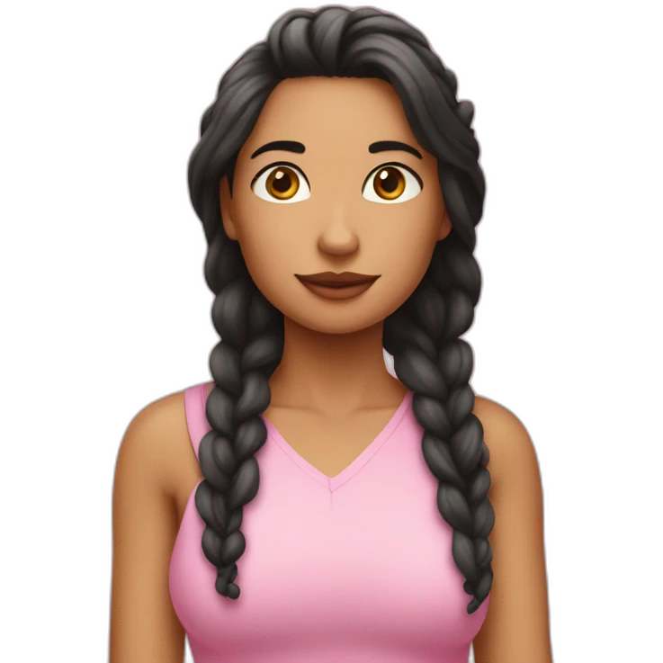 Pesas rosadas emoji