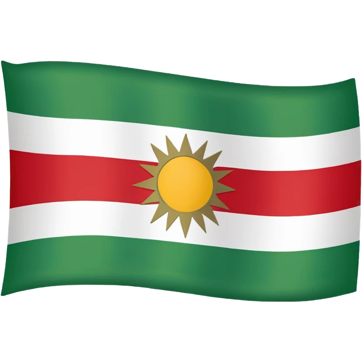 Kürdistan bayrağı emoji