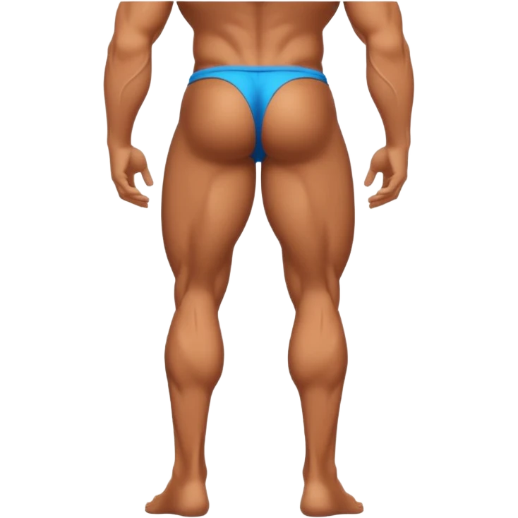 Jock legs from behind emoji