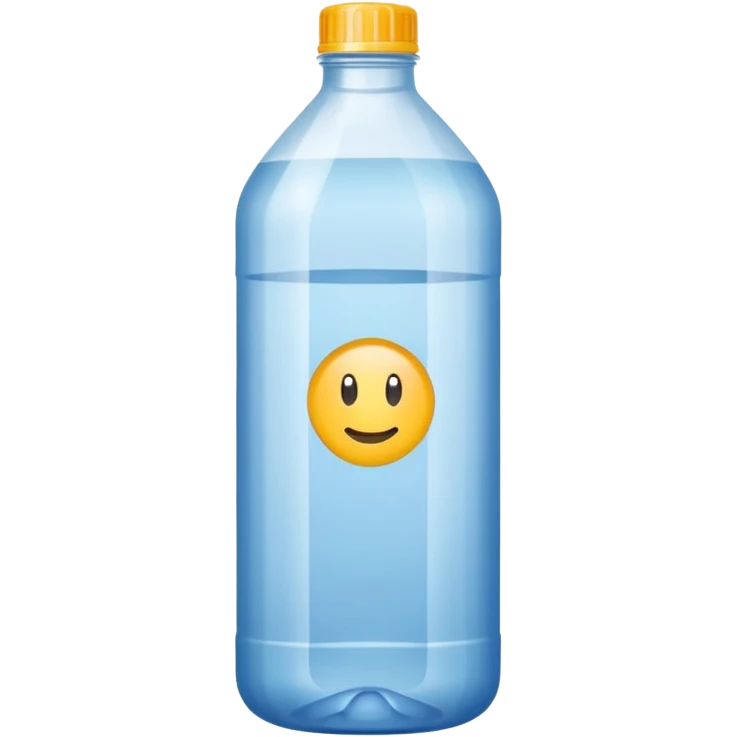 plastic bottle with 2 litr text emoji