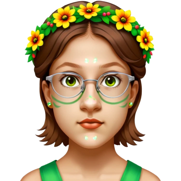 Flower-Crowned Dancer emoji