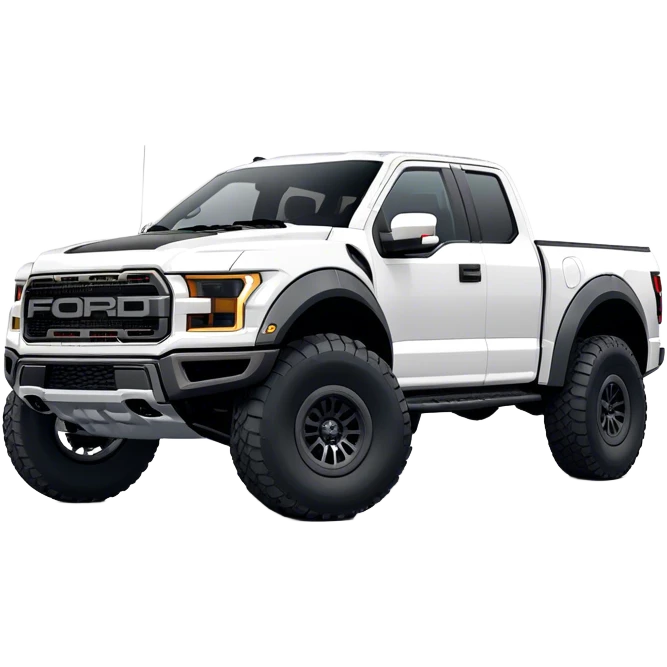 Ford f150 Raptor - Ford (Model Year: 2024) (Iconic colour: White) emoji