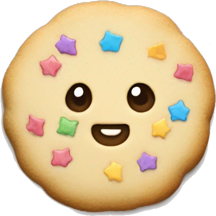 cute confetti cookie emoji