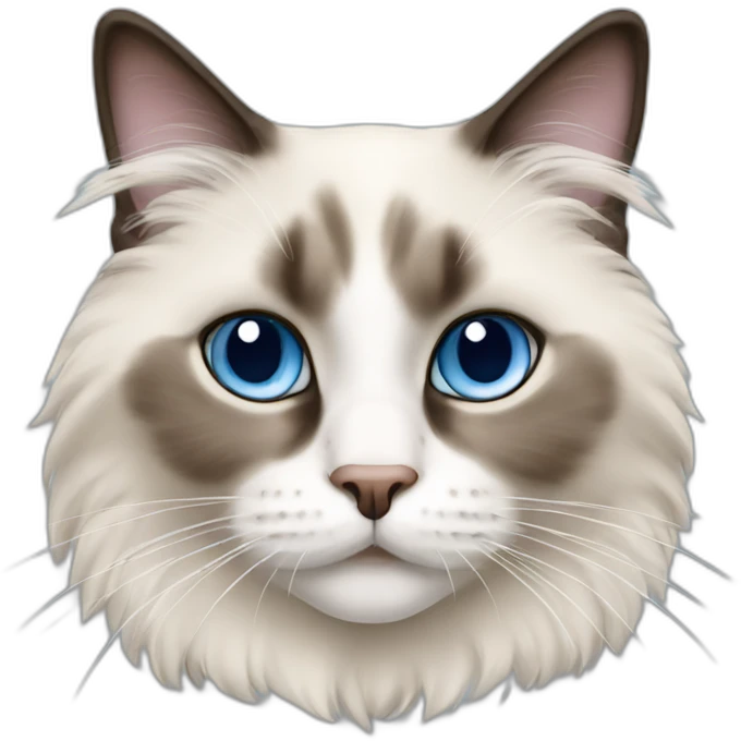 Ragdoll cat emoji