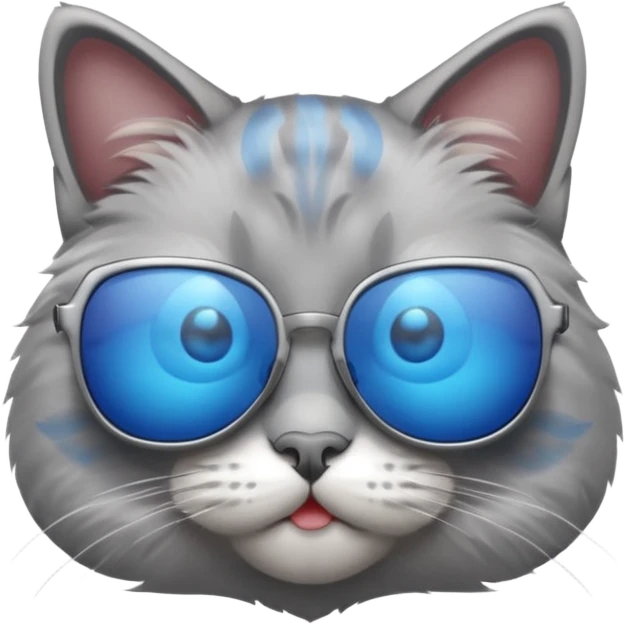 Cat wearing sunglasses emoji