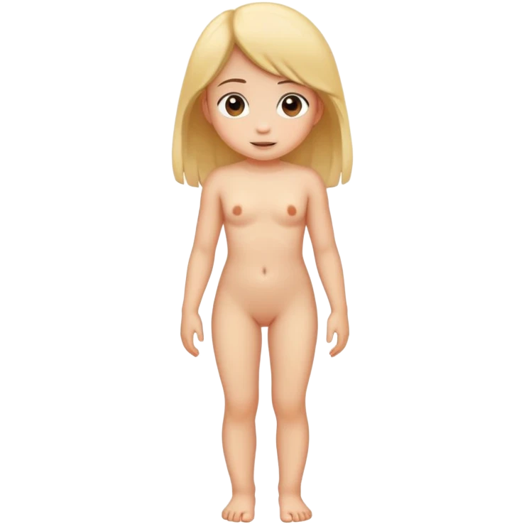 Naked young girl emoji