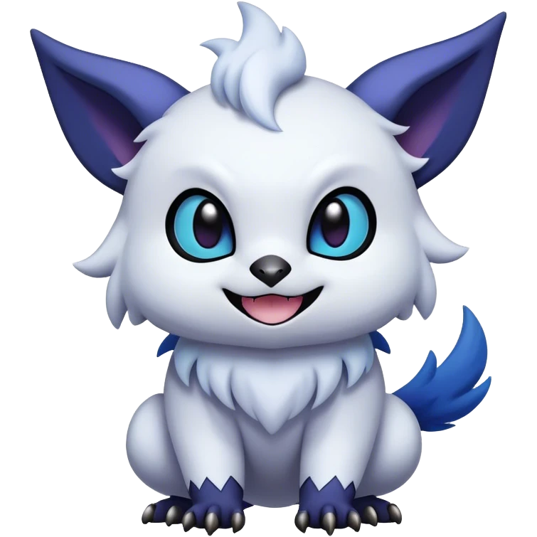 Cool Cute Kawaii Noibat-Absol-Pokemon Full Body emoji