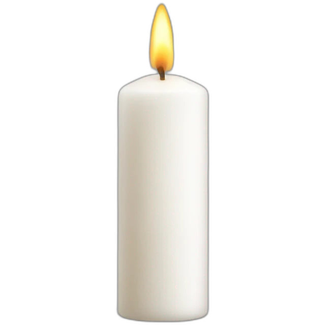 white candle emoji