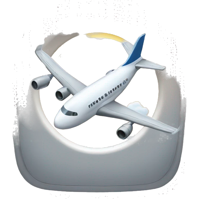 flight in airplane emoji