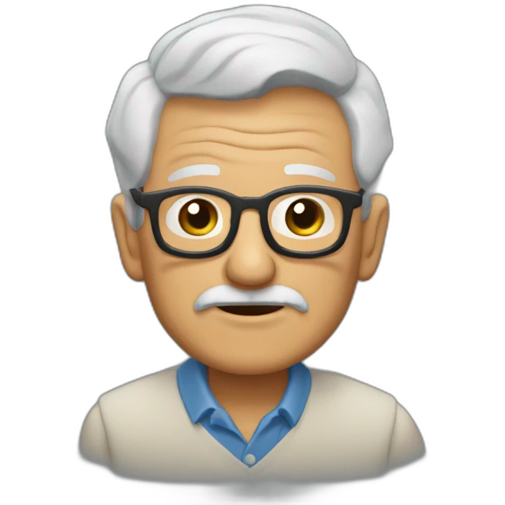 Abuelo pulgar arriba emoji