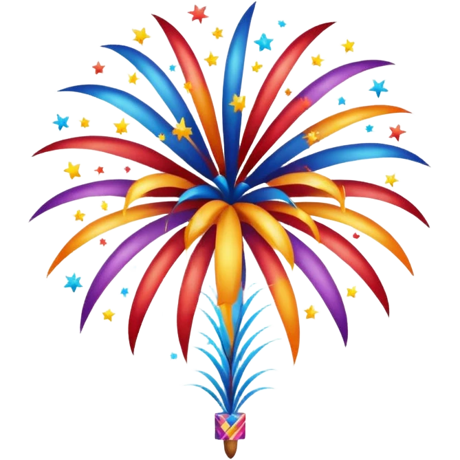 Fireworks new years emoji