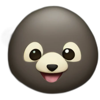 mole climbing hill emoji