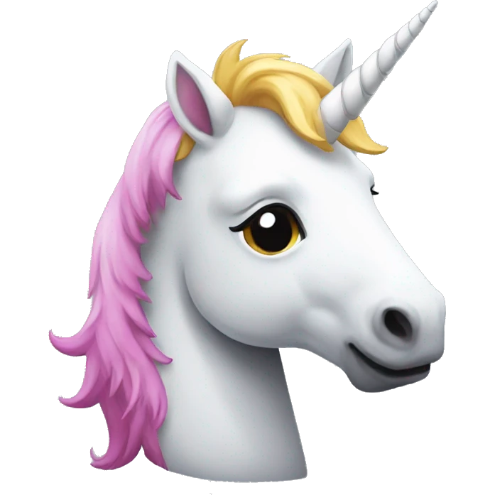 unicorn with question mark emoji