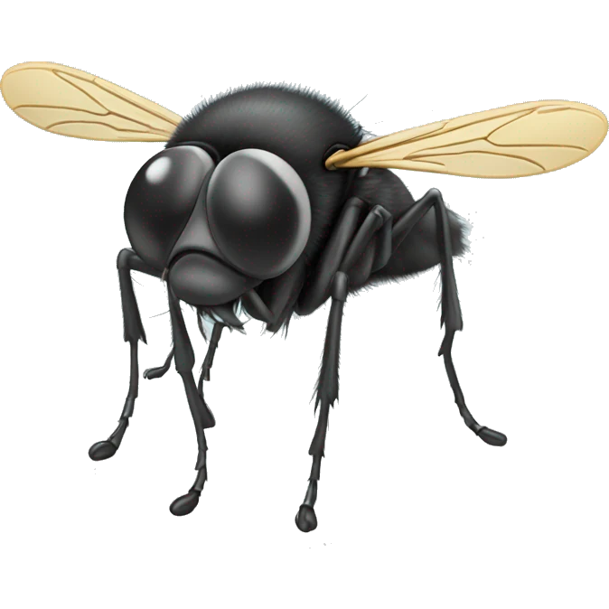 mouche qui pleure emoji