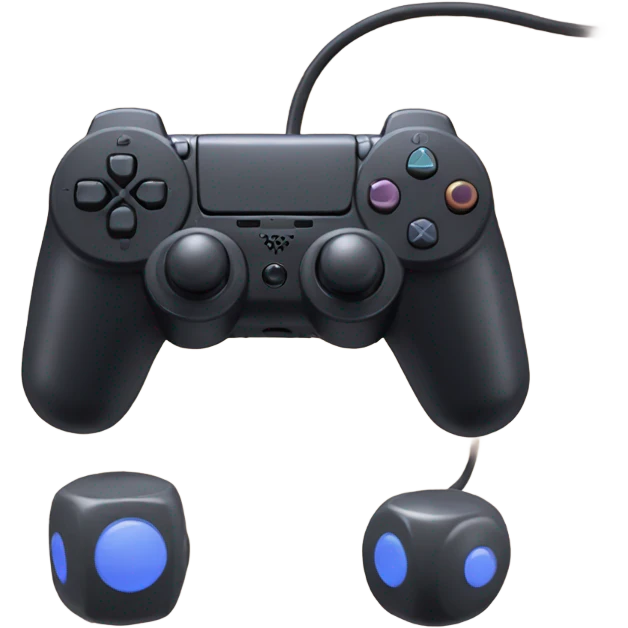 Aesthetic joystick with PlayStation emoji
