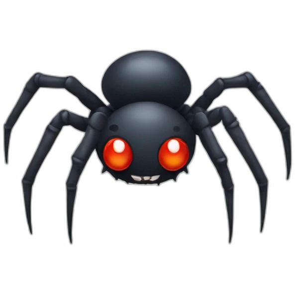 Evil spider emoji