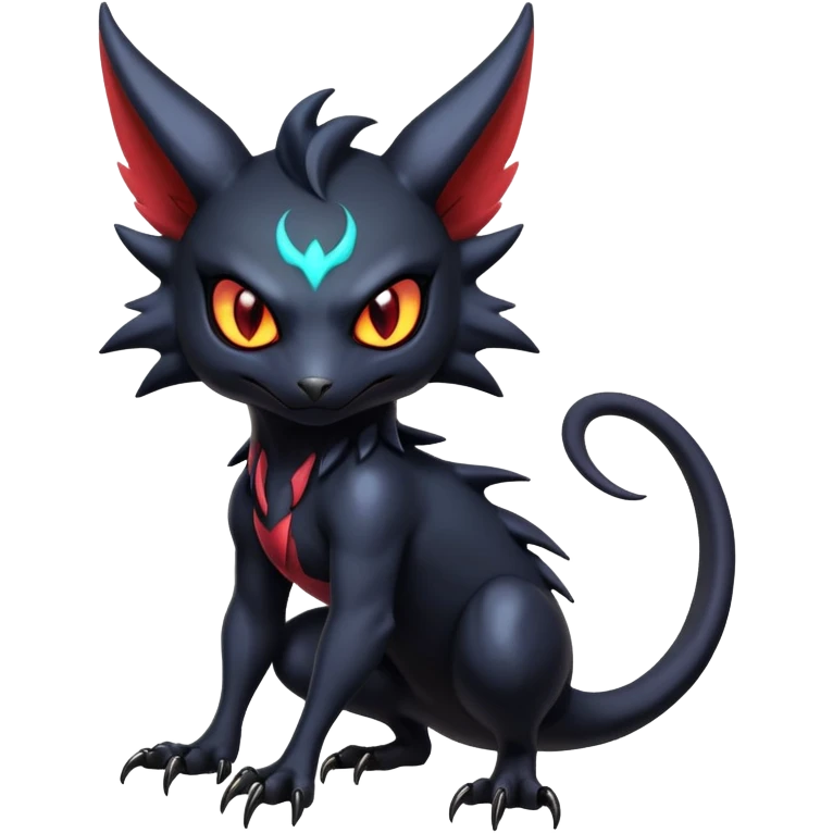 Shiny Epic Badass Gothic Noibat-Salandit-Litten-Hybrid emoji