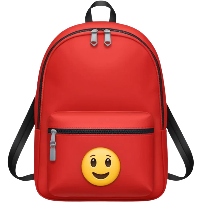 red small backpack emoji