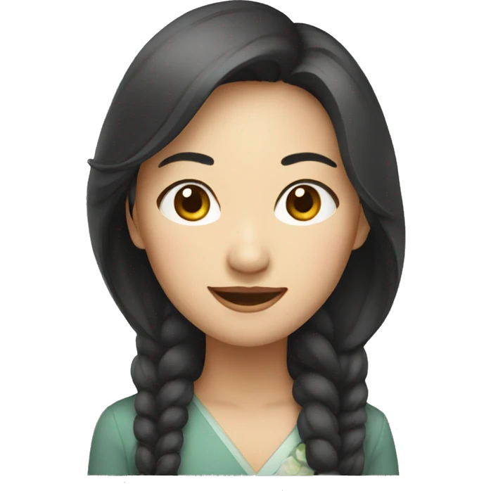 asian lady emoji