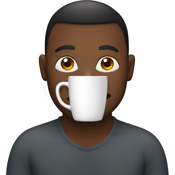 person with cup emoji