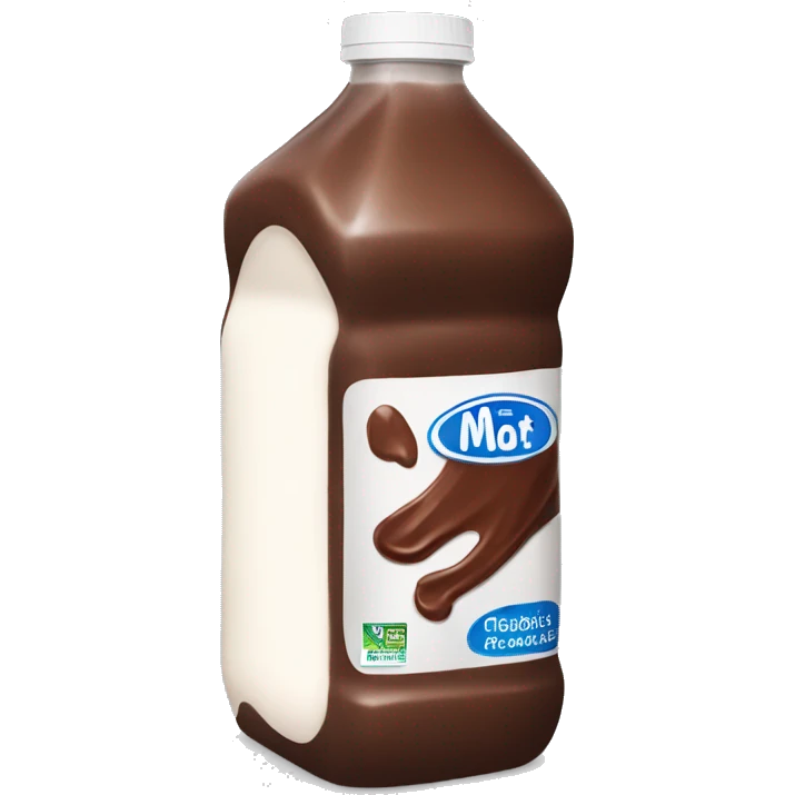 a gallon of chocolate milk emoji