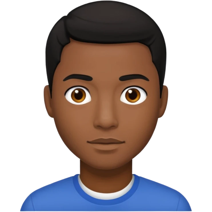 Kevon Edmonds with black hair emoji