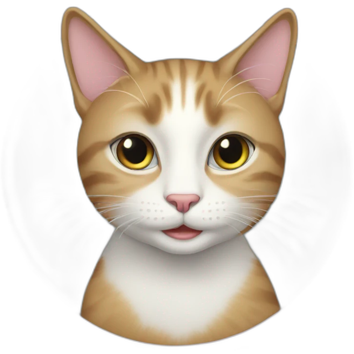 Lady cat emoji
