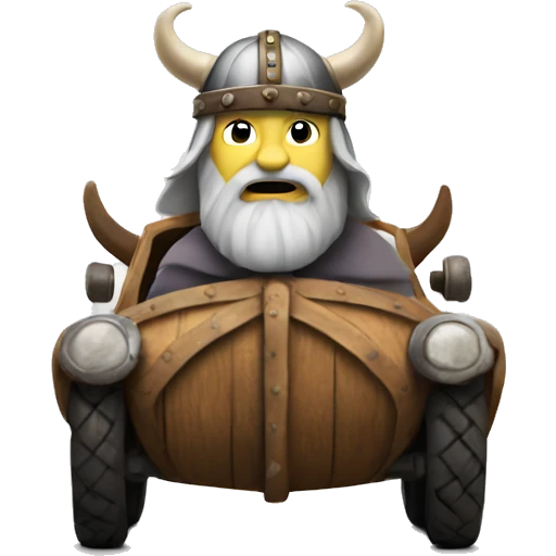 Viking car emoji