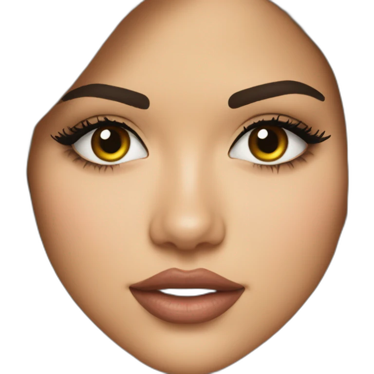 Selena Gomez visage emoji