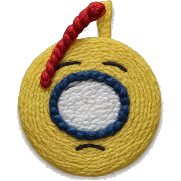 Punch needle emoji