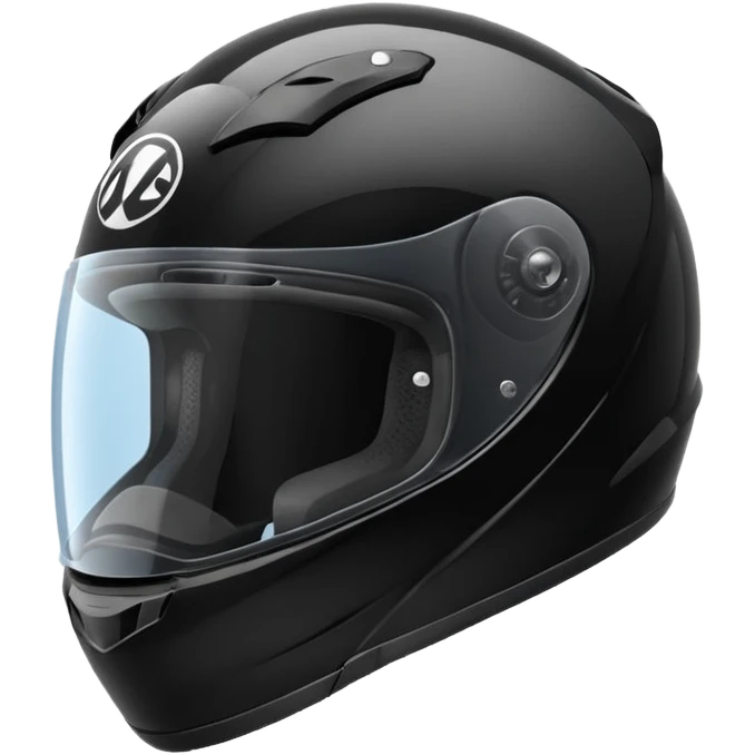 Motorcycle helmet cool emoji
