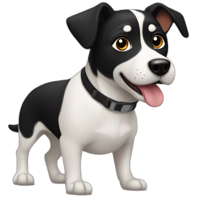 dog, black, mcnab, Mexican, street-dog emoji