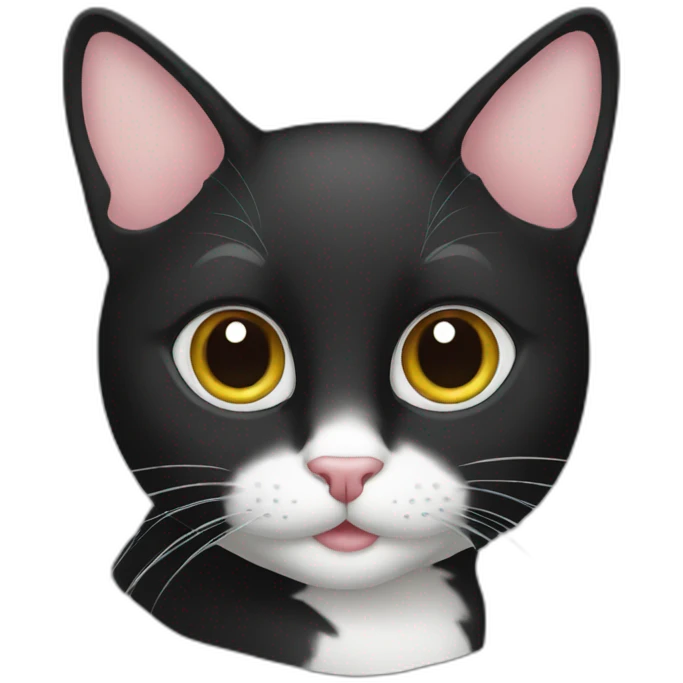 Cat black emoji