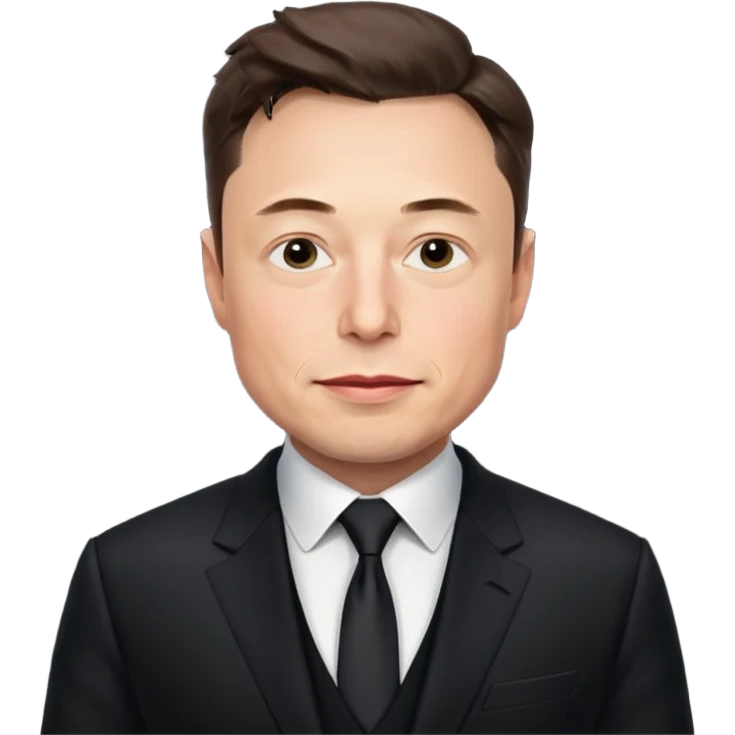 elon musk in suit emoji