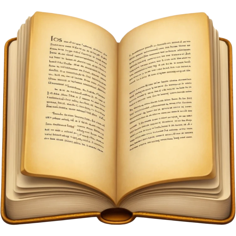 libro aperto no facce di lato emoji