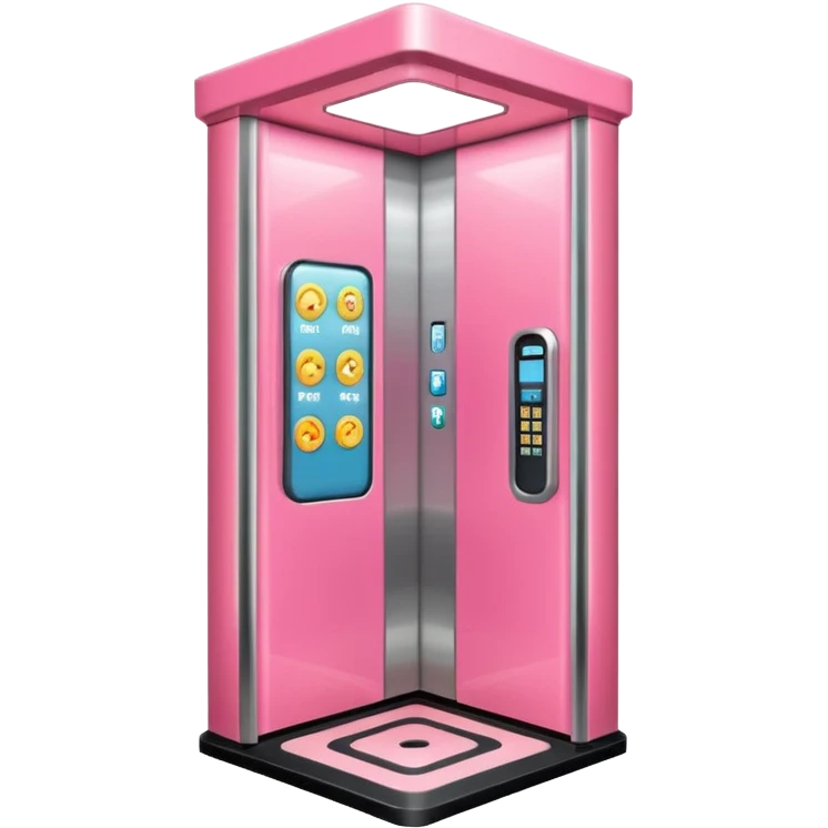 cute pink simple elevator emoji