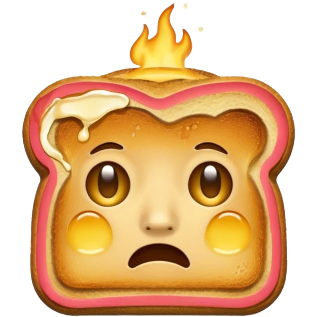 crying toast emoji