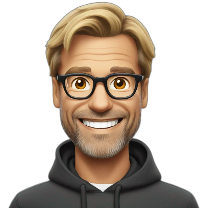 jurgen Klopp cute smile emoji